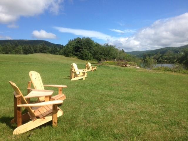 Cajun Cedar Log Cottages Margaree Forks Eksteriør bilde