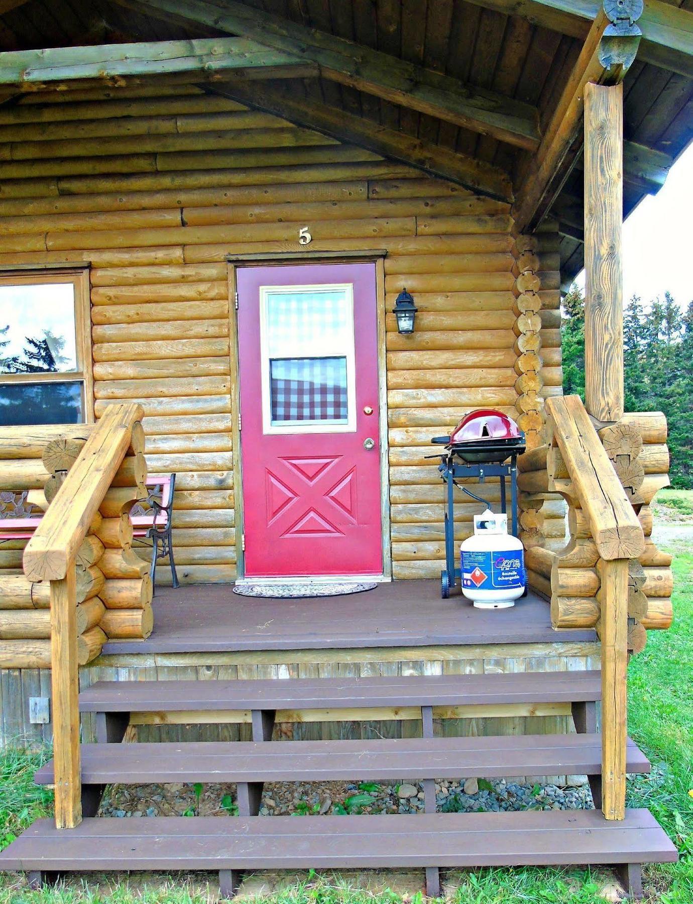 Cajun Cedar Log Cottages Margaree Forks Eksteriør bilde